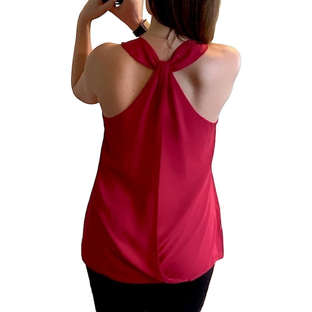Banana Republic Drapey Red Tank Top XS
